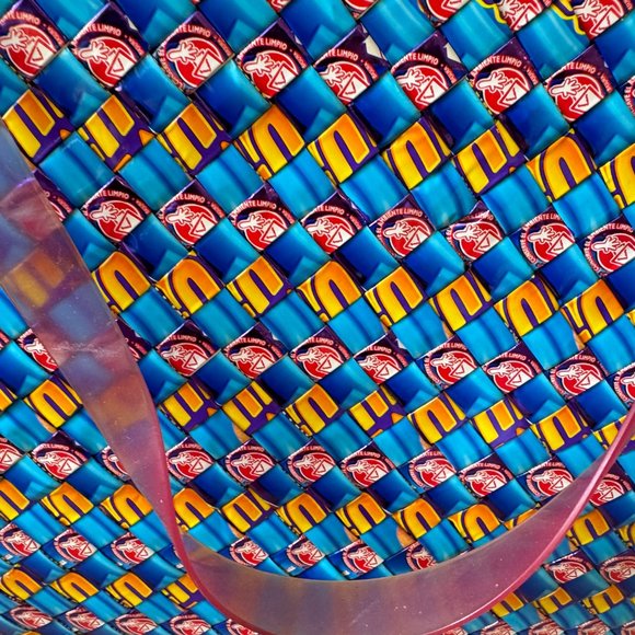 Ecoist Candy Wrapper large Tote/Beach Bag - Picture 4 of 5